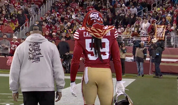 San Francisco 49ers linebacker De'Vondre Campbells alternativa tillvägagångssätt
